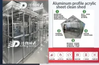 Aluminum profile acrylicsheet clean shed.jpg