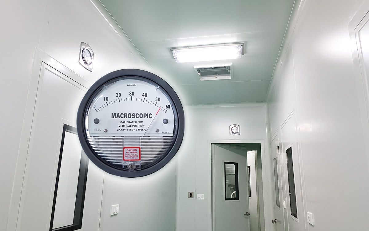 Cleanroom Pressure Adjustment Cleanroom Pressure Adjustment