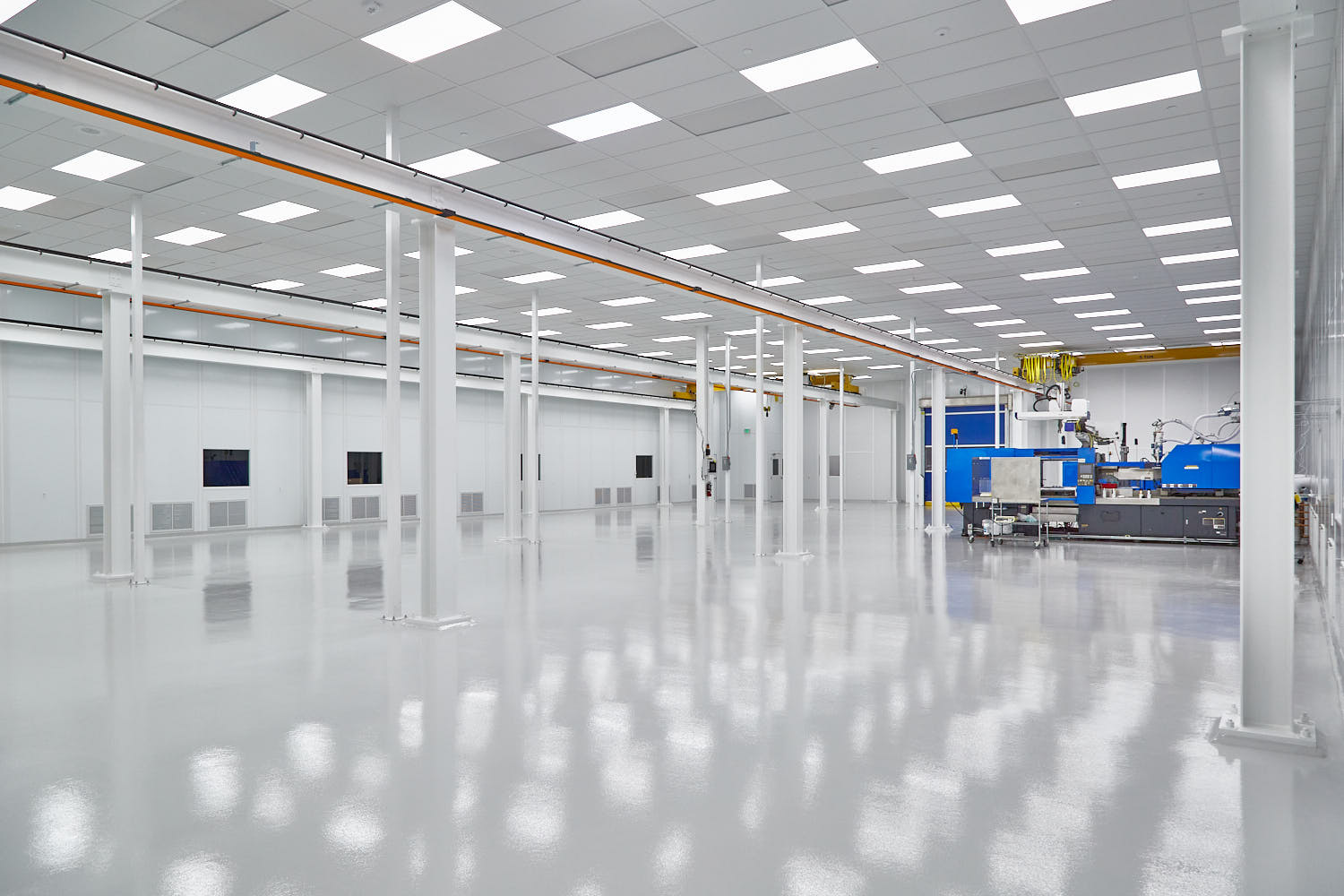 Cleanroom process flow