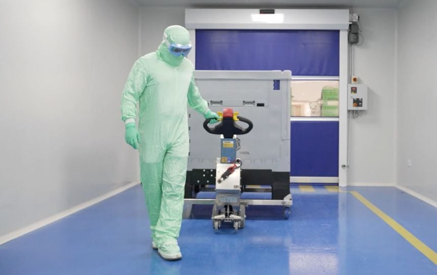 Cleaning procedures for materials enteri