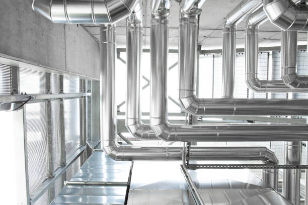 Duct parts and muffler production
