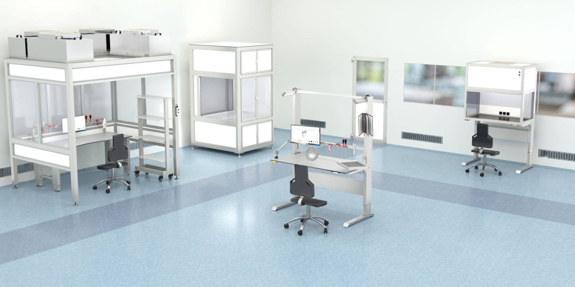 Cleanroom dust prevention