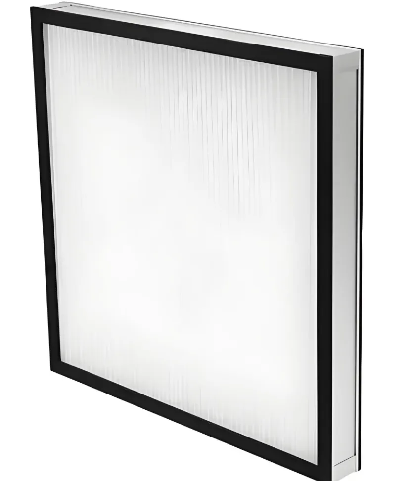 High efficiency filter without partition1
