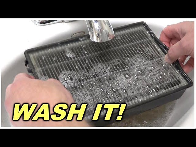 Are HEPA filters washable?