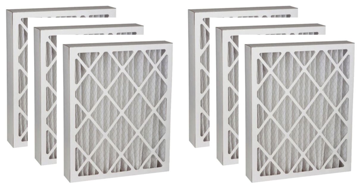 BestAir BA4-2424-8 24" x 24" x 4" Merv 8 Pleated Furnace Filters - Pack of  6 | eBay