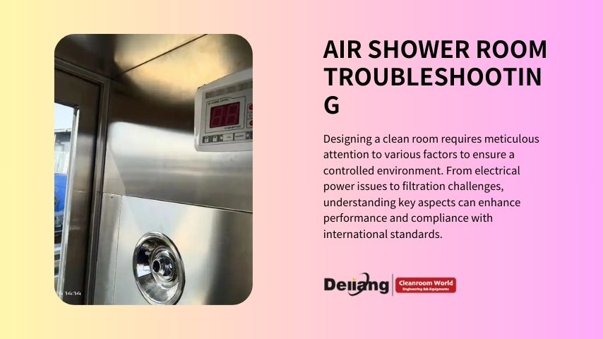 How do you troubleshoot an air shower th