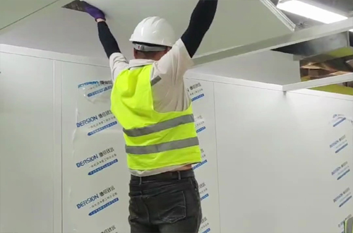 Cleanroom Ceiling Tile Removal Cleanroom Ceiling Tile Removal