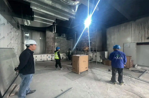 Modular clean room installation and construction Modular clean room installation and construction