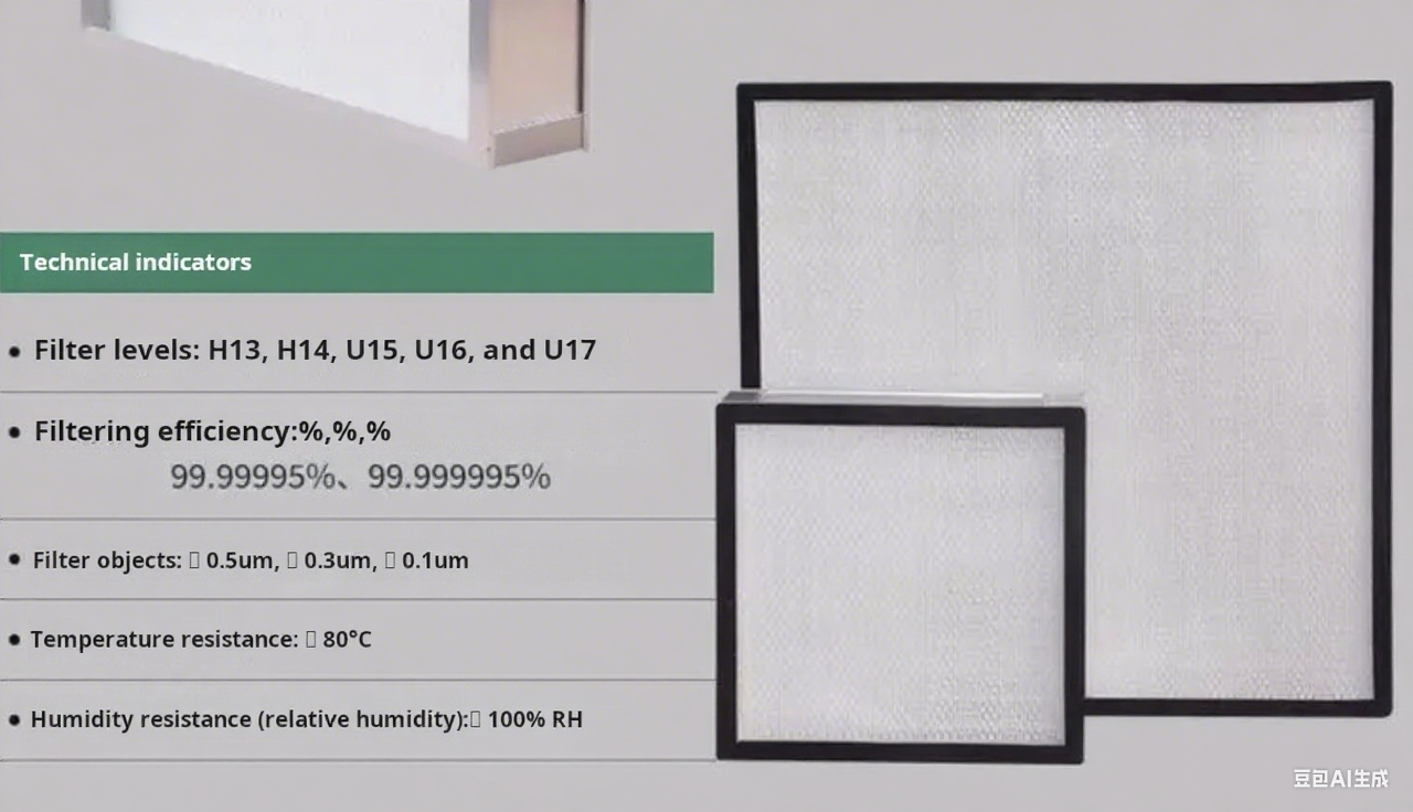 Technical data on filter efficiency loss