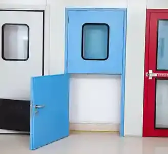 swing cleanroom door